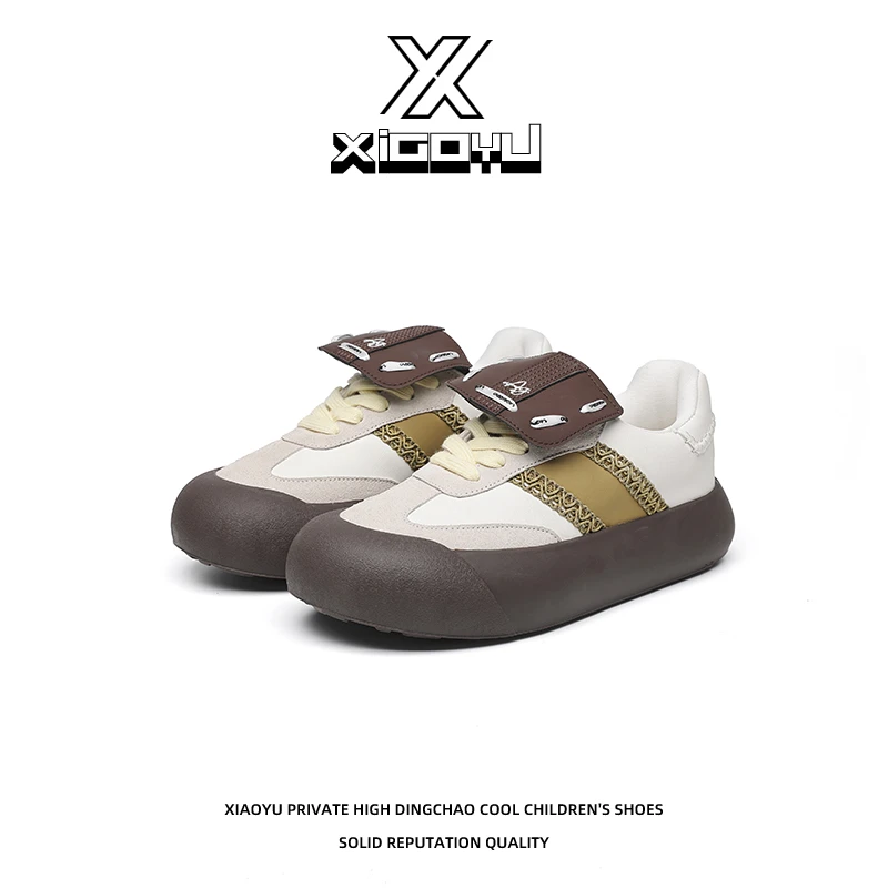 蓬蓬鞋明星同款鞋子德训鞋官方厚底休闲鞋情侣-6035/6810