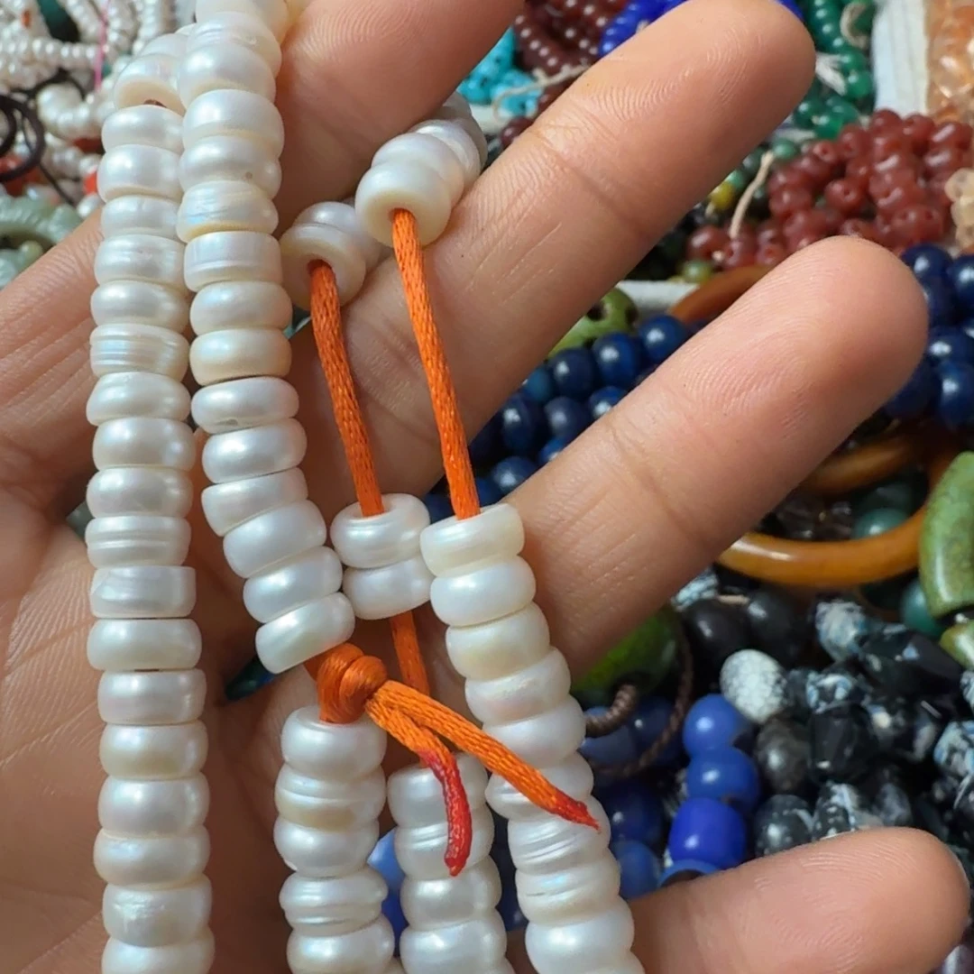 蛛***蛛玛瑙/玉髓未镶嵌手链