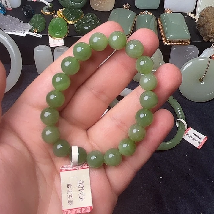 和田玉未镶嵌手链27