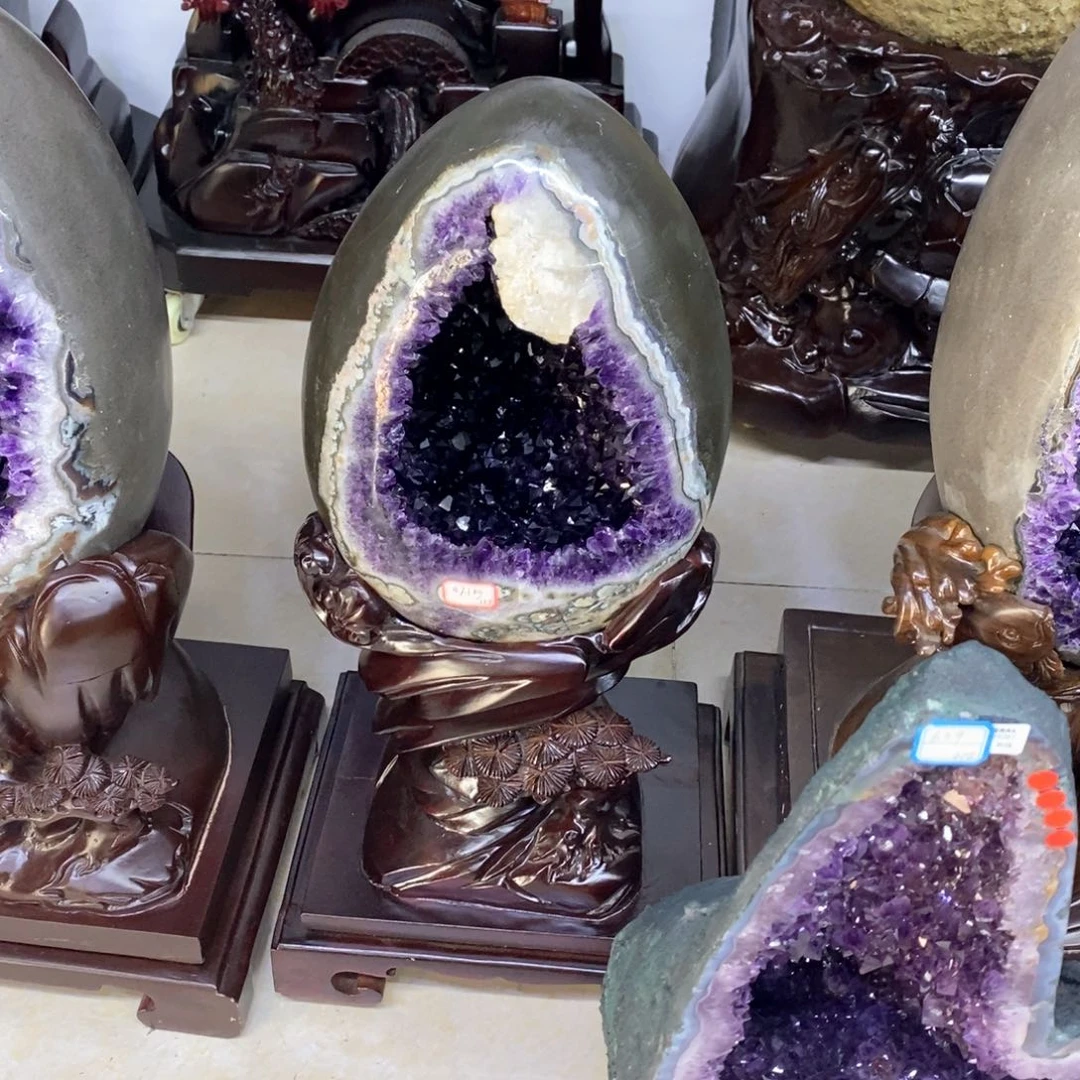 紫晶摆件未镶嵌莹