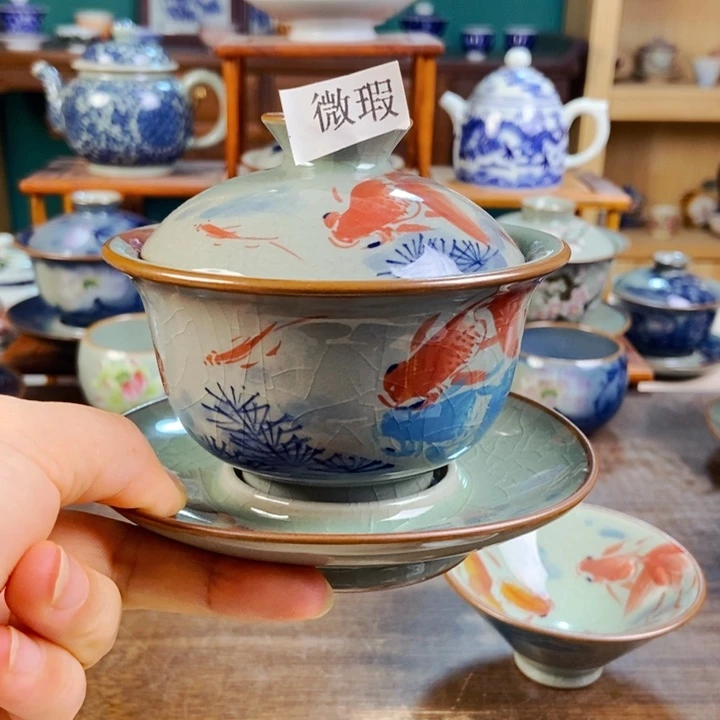 瓷片手工制作工艺精湛等