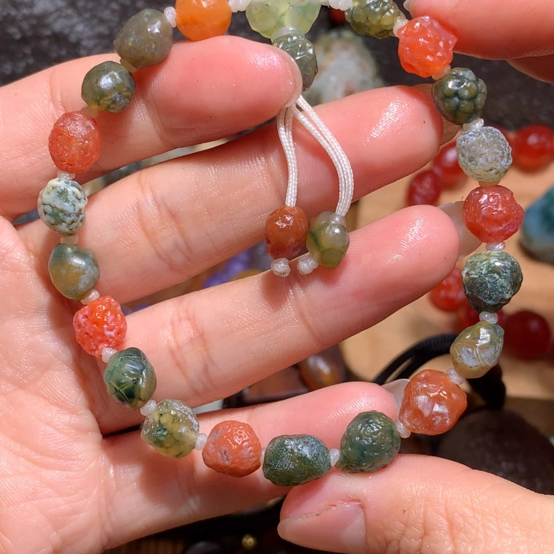 未镶嵌玛瑙/玉髓珠宝半成品