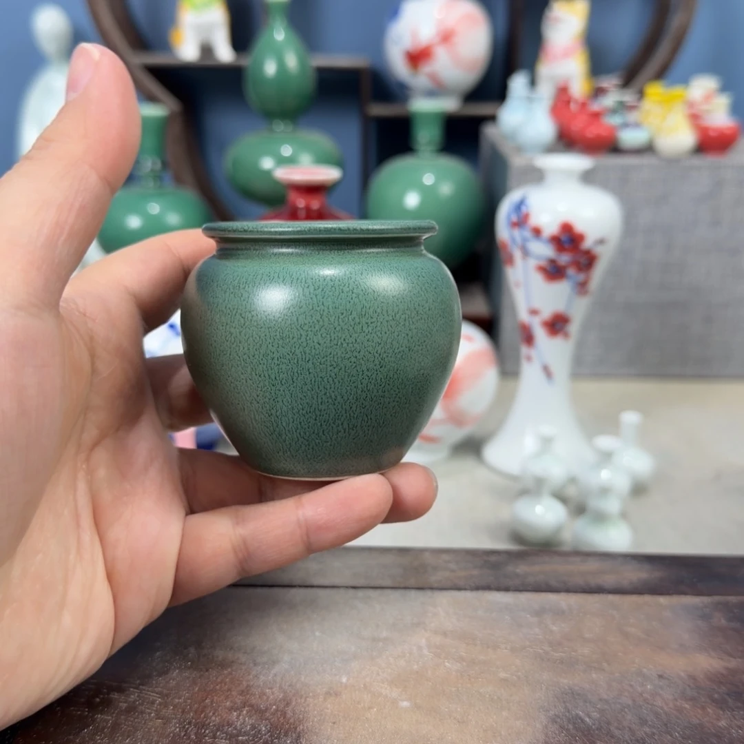 陶瓷手工小花器摆件