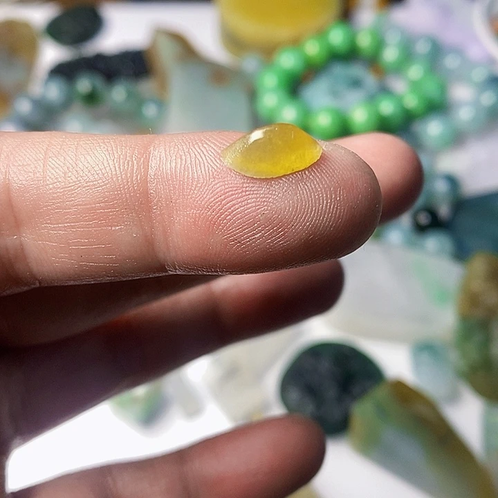 翡翠散珠天然翡翠A货