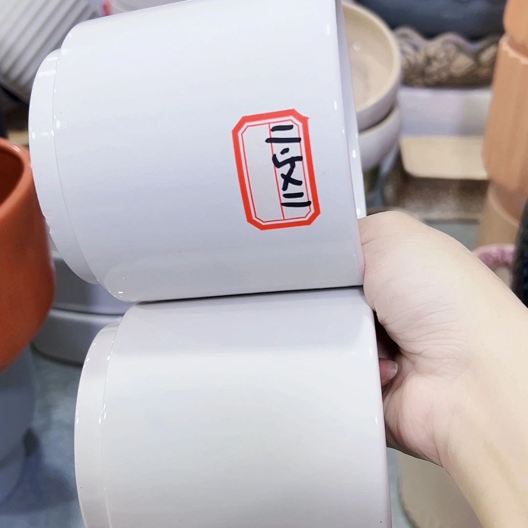 有孔外贸尾单陶瓷花盆凑单10米包邮