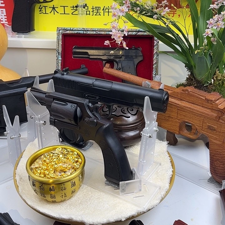 香榧木犀牛角紫檀鲁格微瑕品