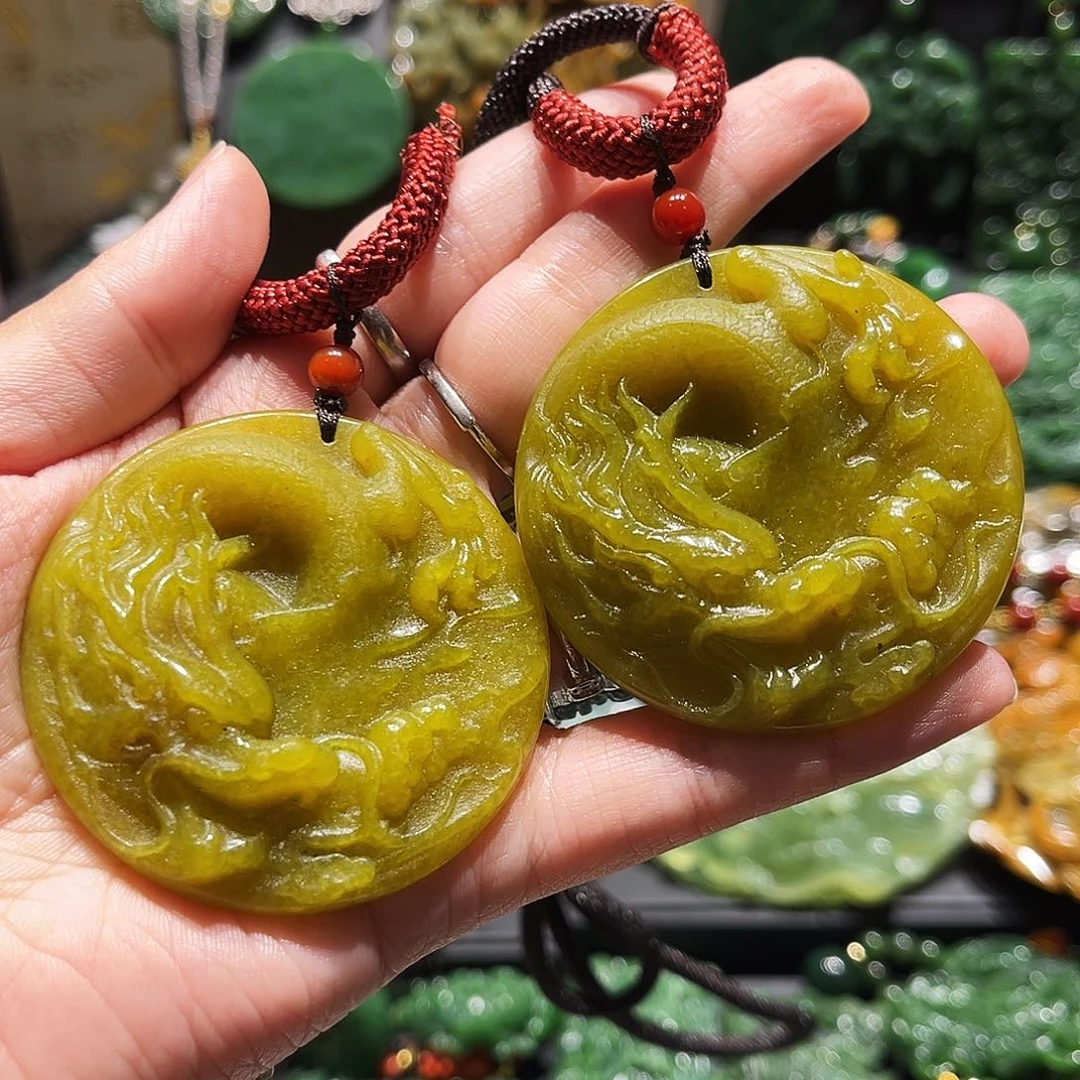 未镶嵌岫玉毛衣链