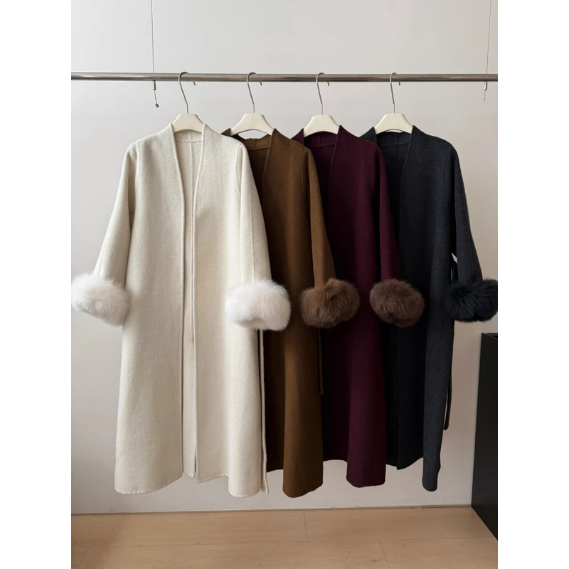 【双面羊毛001-200】女装新款设计师双面羊毛大衣集合链接8