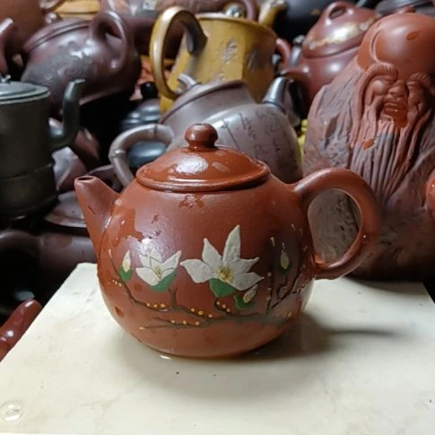 茶壶紫砂宜兴原矿降坡泥柴烧手工280cc紫砂壶