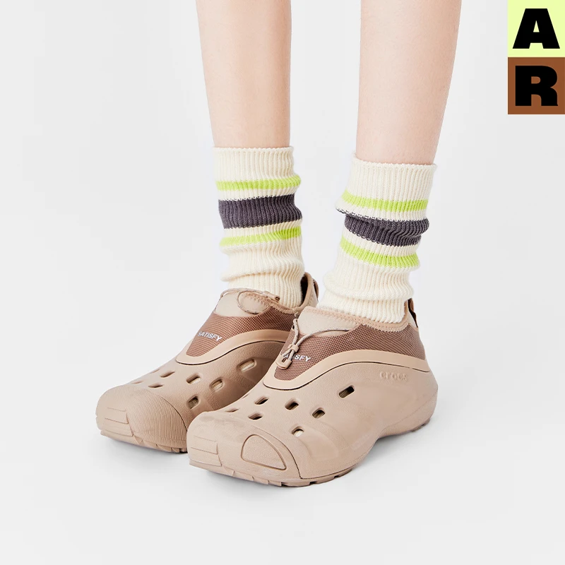 【紫标】AR苏匹马棉长绒棉堆堆袜2025新中筒袜男女情侣Supima