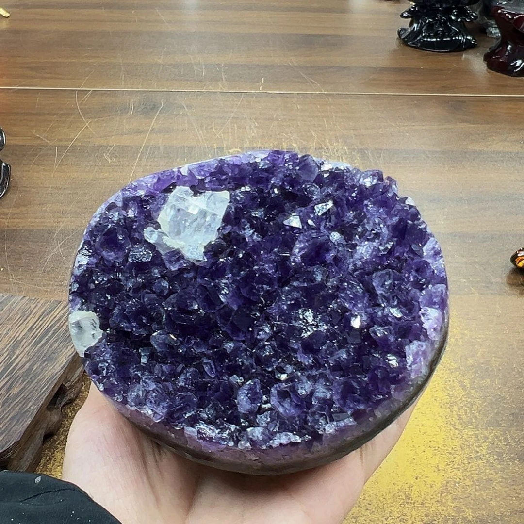 紫晶摆件未镶嵌紫晶