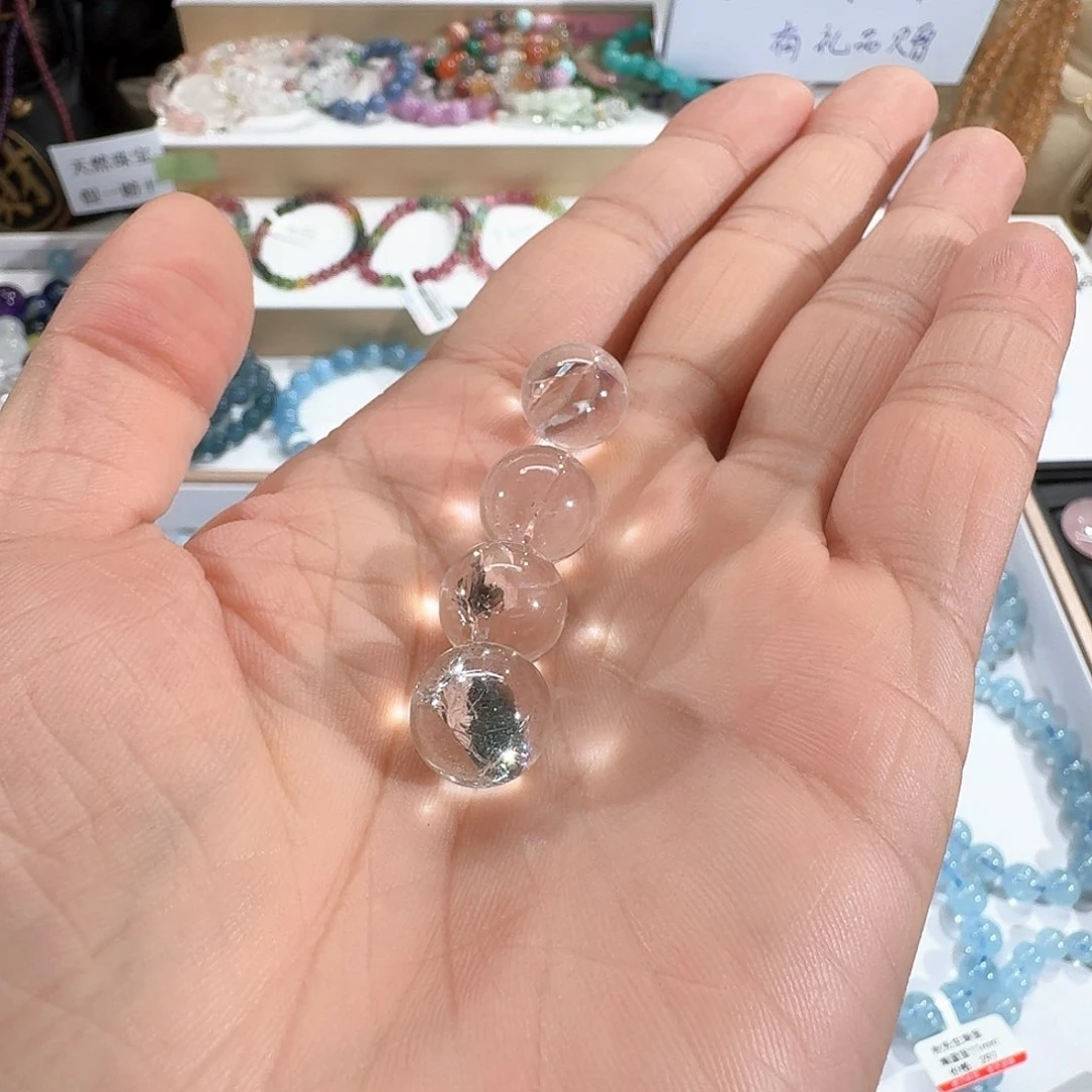 水晶手链未镶嵌团***官白水