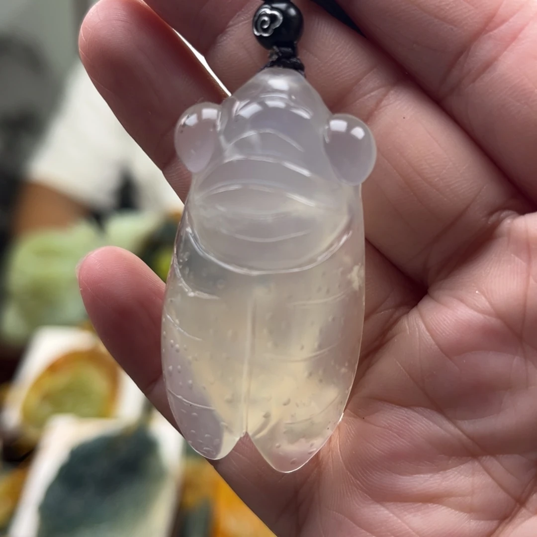 岫玉未镶嵌挂件挂件