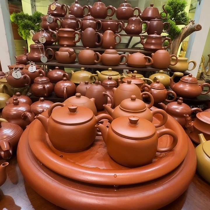 紫砂茶壶勤*纯手工制作