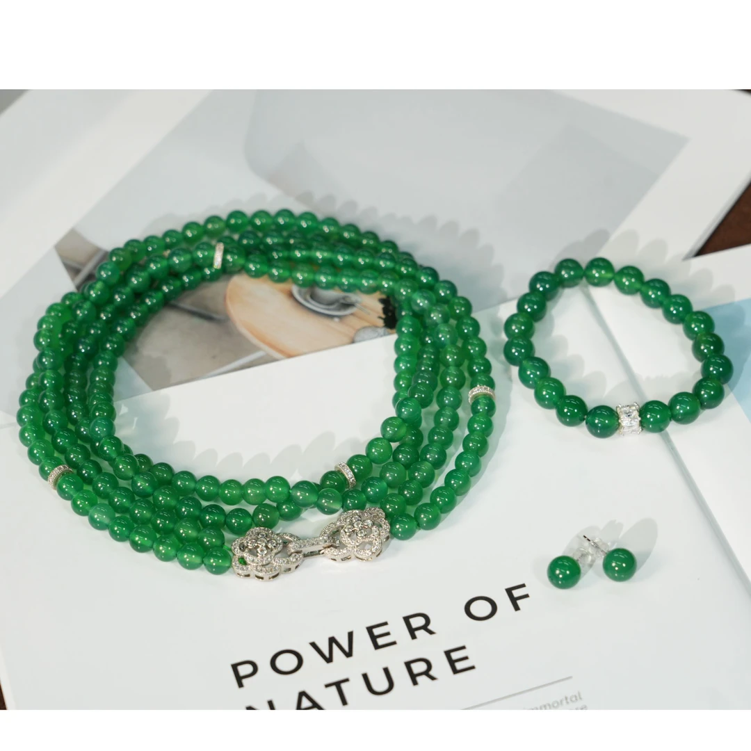 【GOLIFIR】天然玛瑙玉髓三件套装 X36精品