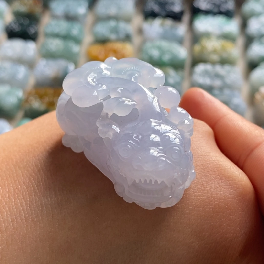 翡翠未镶嵌颈饰天然翡翠貔貅吊坠