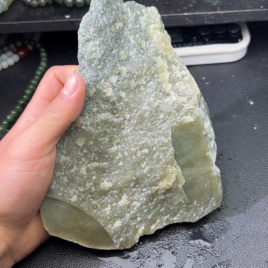 和田玉（糖玉）未镶嵌车挂