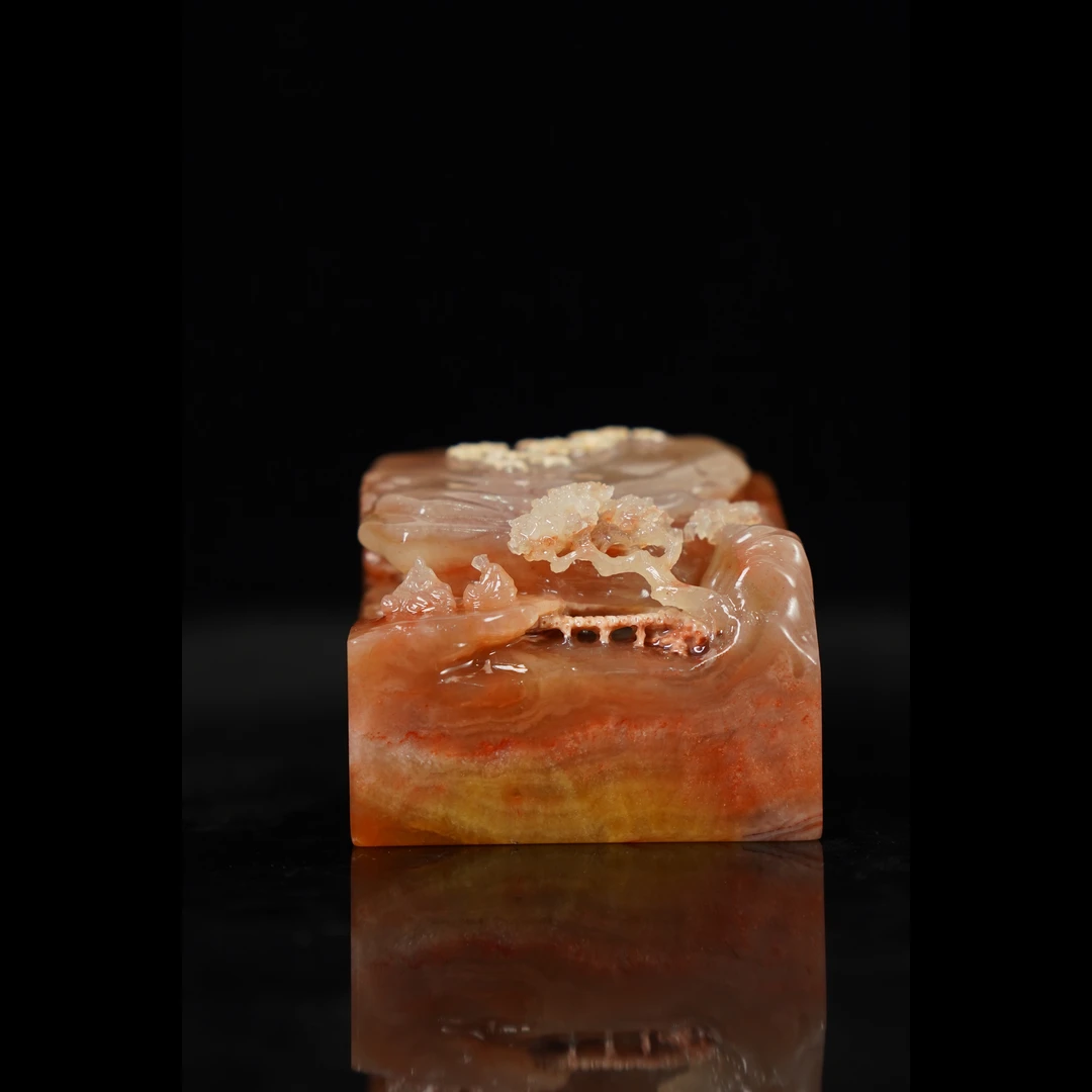 寿山石印石杜陵石印章