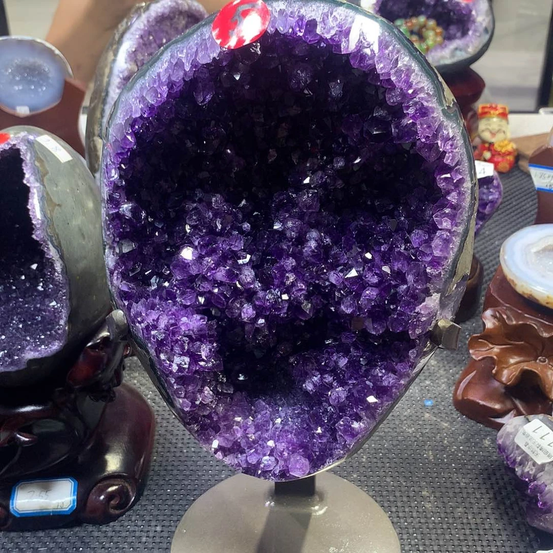 慢***赴未镶嵌紫晶大型摆件（非配饰）莹