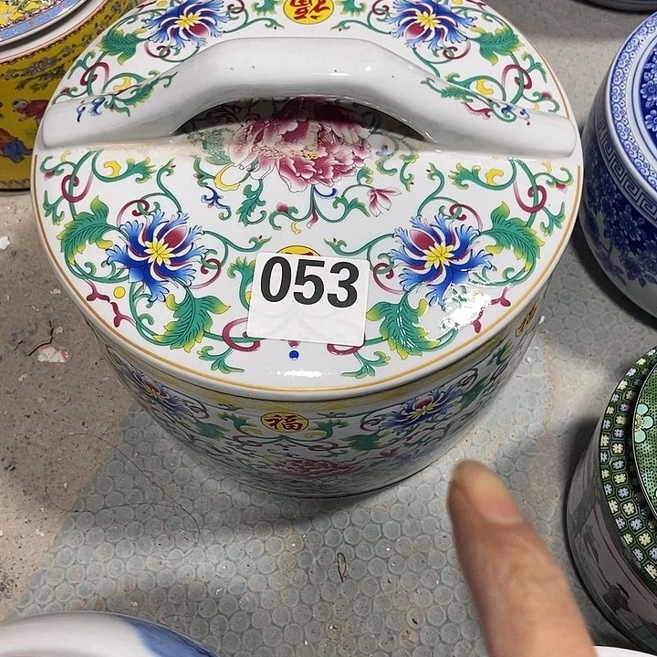 瓷片勇景德镇陶瓷罐053