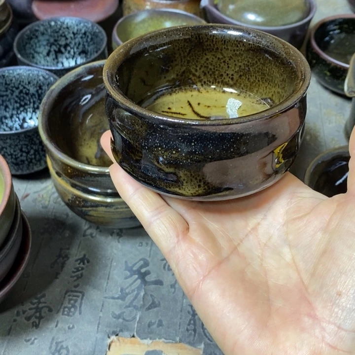 依***儿茶盏建阳建盏全品竹节