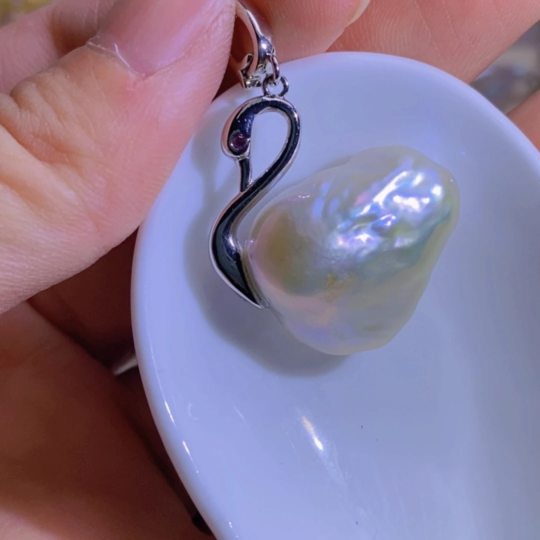 银S925镶嵌特价（不退不换）淡水珍珠
