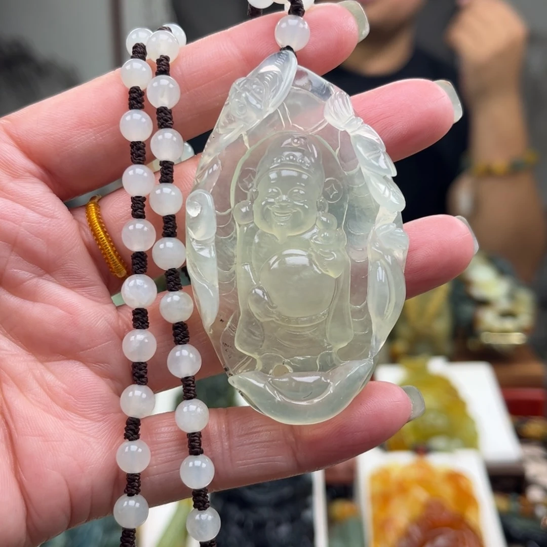 岫玉未镶嵌挂件挂件