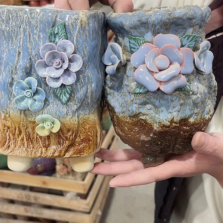 陶瓷陶瓷多肉植物花盆