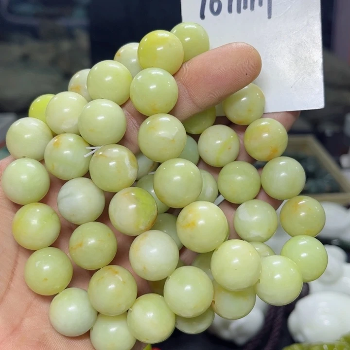 蛇纹石玉手串未镶嵌