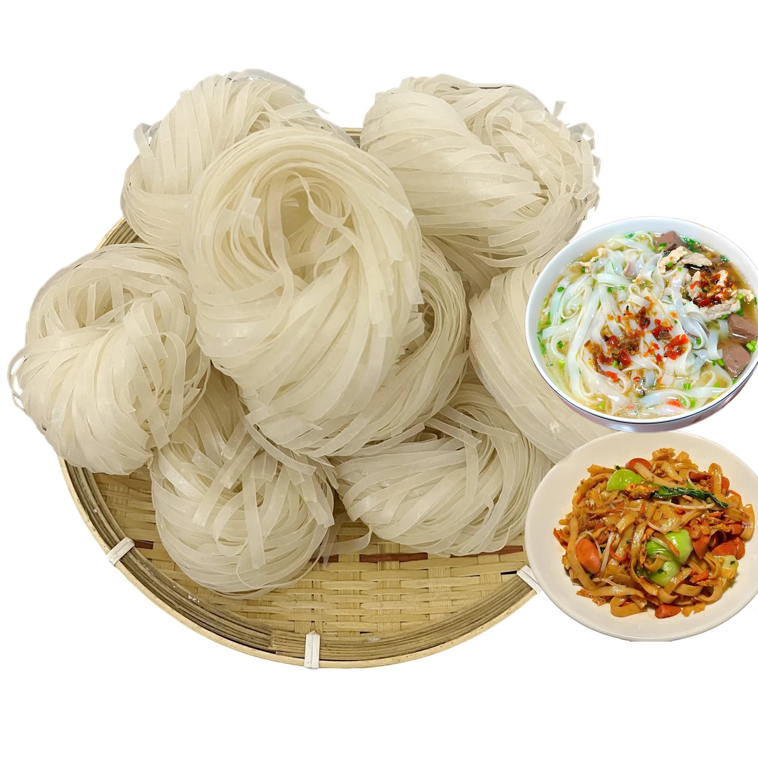 广西石磨速食河粉正宗老友粉爽滑速食河粉独立包装家乡味河粉薄粉