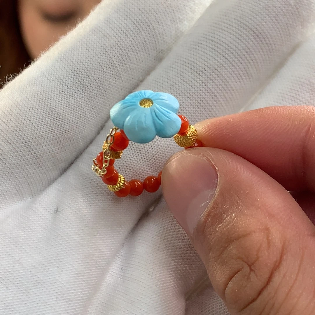 绿松石珠宝奇石未镶嵌