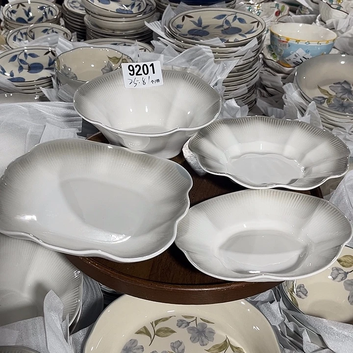 瓷微瑕外贸餐具9201