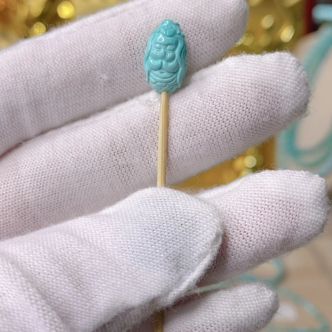 绿松石雕刻件未镶嵌