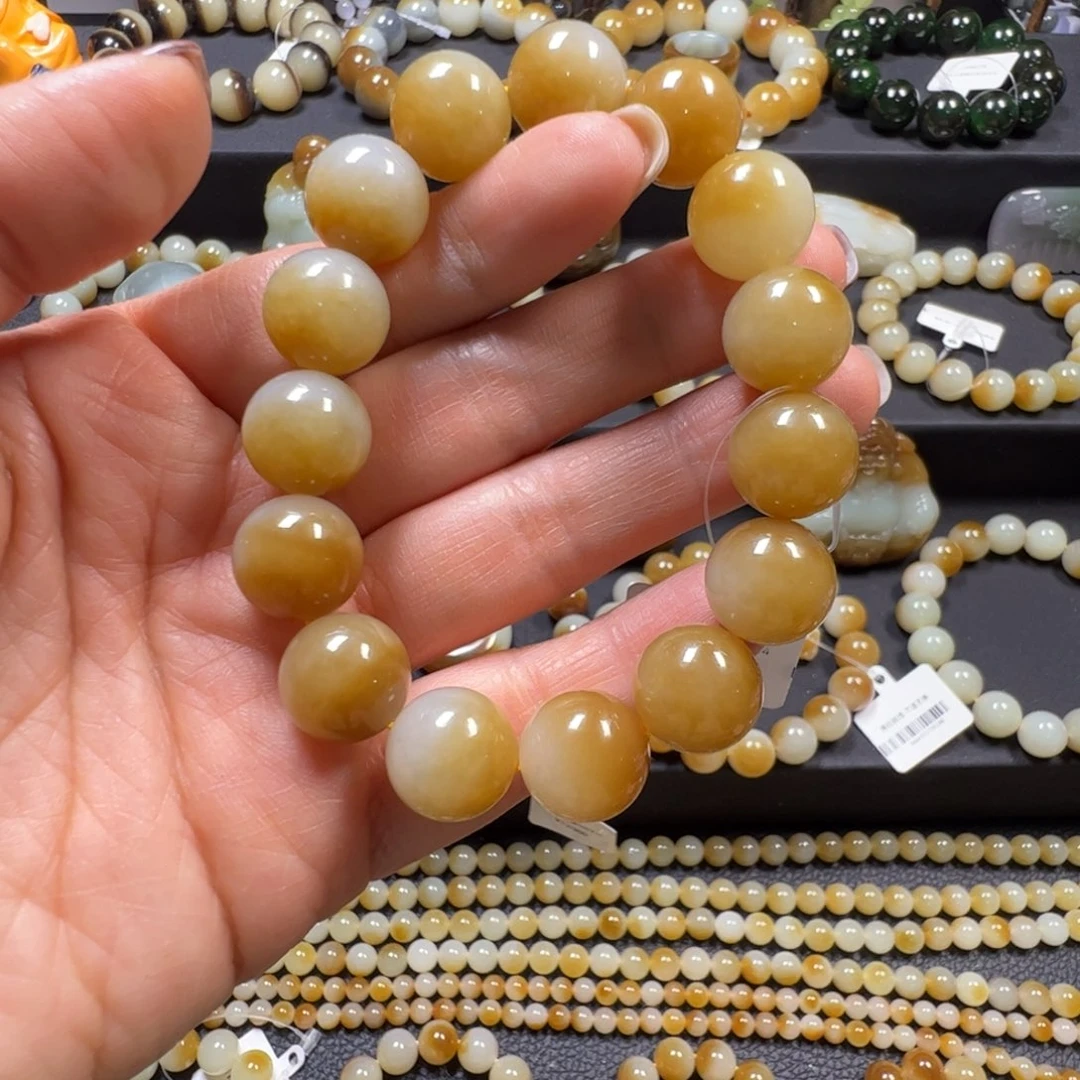 和田玉未镶嵌手链卡14