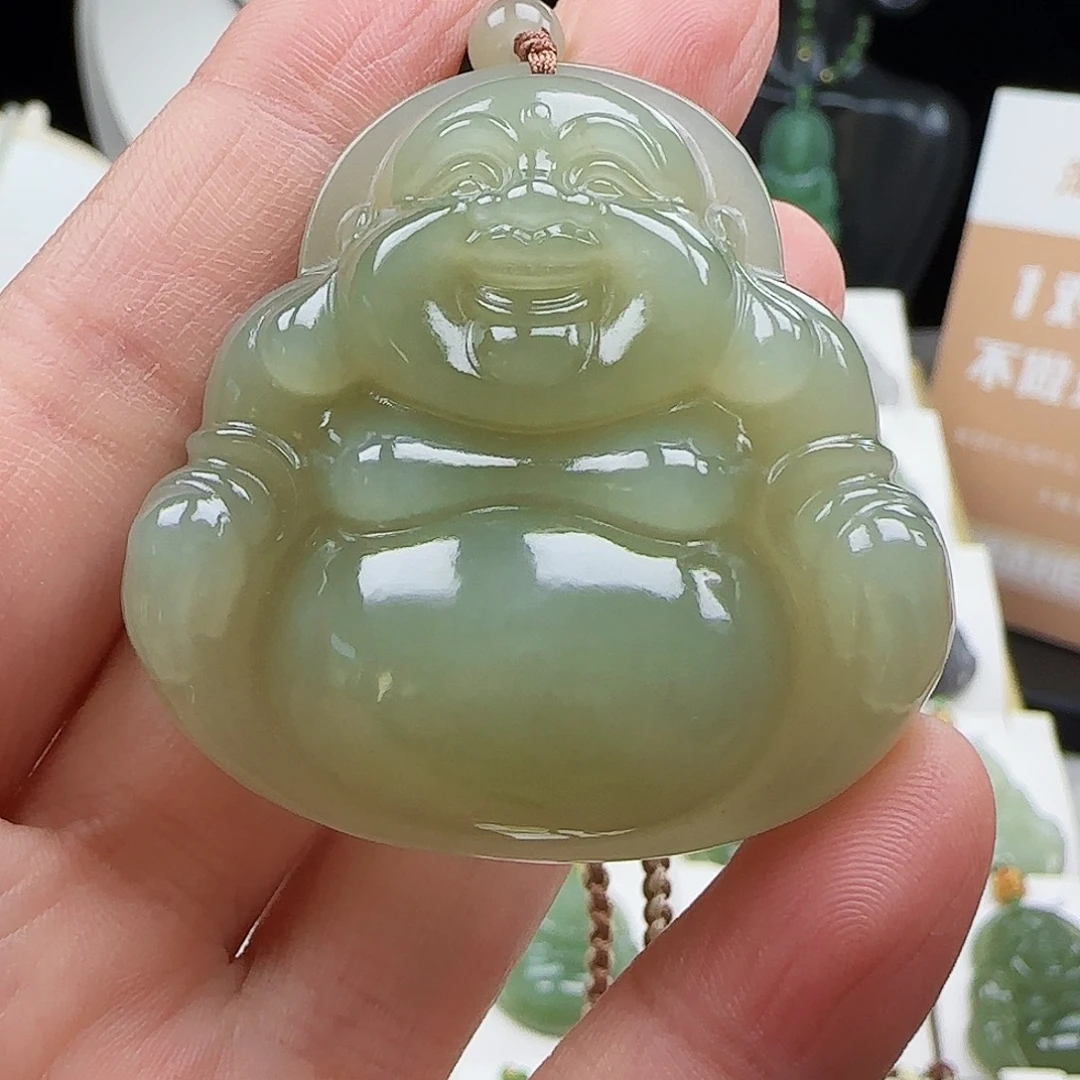 和田玉未镶嵌颈饰45