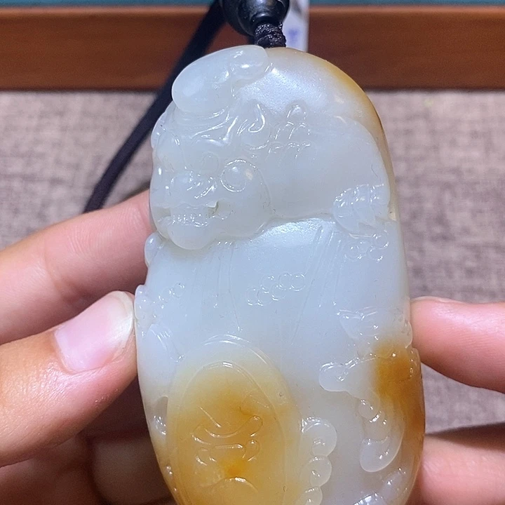 和田玉未镶嵌挂件L8