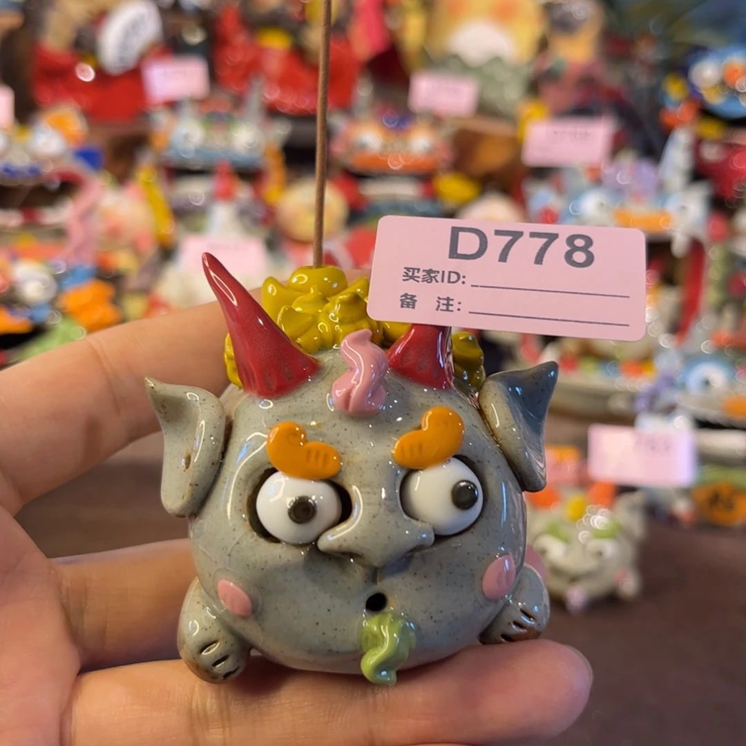 泥塑纯手工茶宠摆件