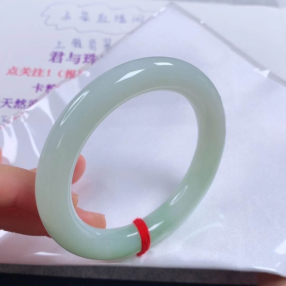 翡翠手镯未镶嵌 圆条①⑤②