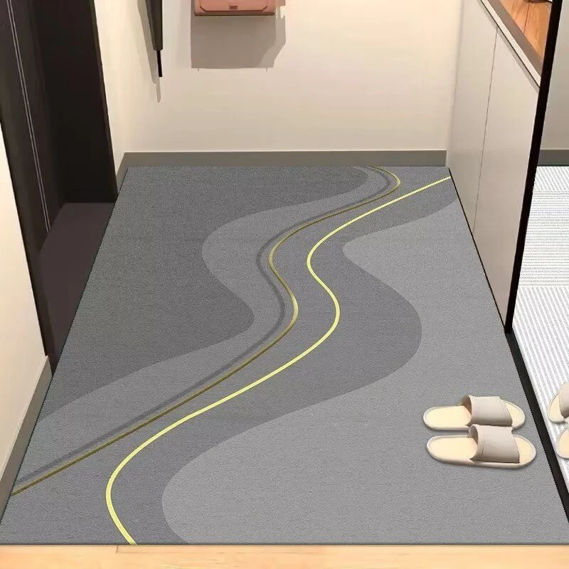 加厚硅藻泥入户垫门垫进门吸水垫防滑耐磨小地毯尺寸可定制