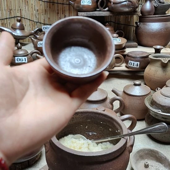 泡茶壶柴烧自然落灰小茶杯