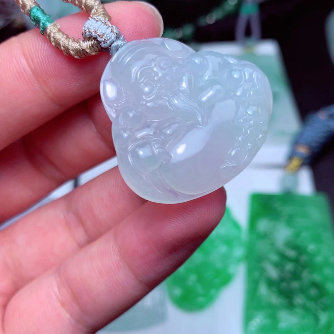 颈饰未镶嵌翡翠天然A货翡翠