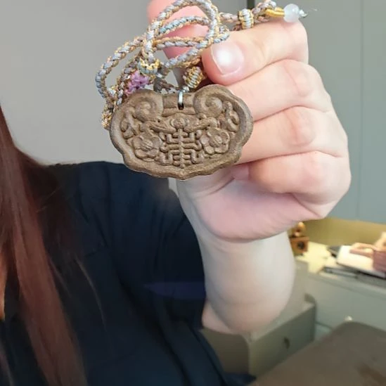 大理石磁石雪松香 手工串珠