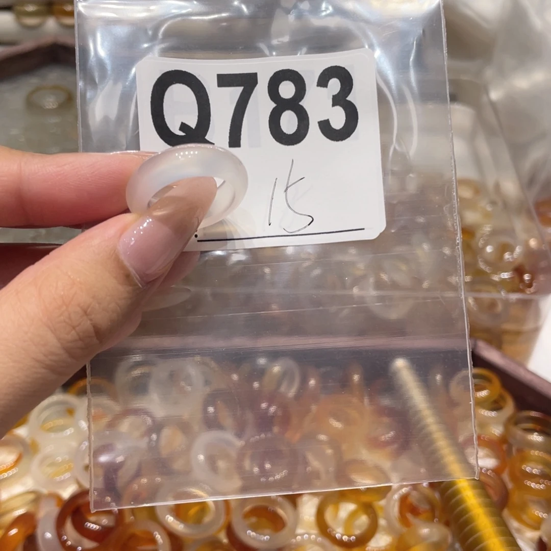 玛瑙/玉髓未镶嵌戒指783