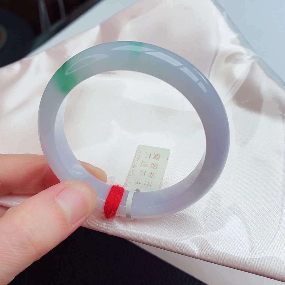 翡翠未镶嵌手镯16号-54圈口