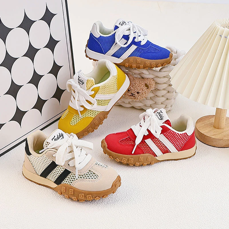 品牌破价爆款魔术贴童鞋夏季单网儿童鞋子透气儿童运动鞋967