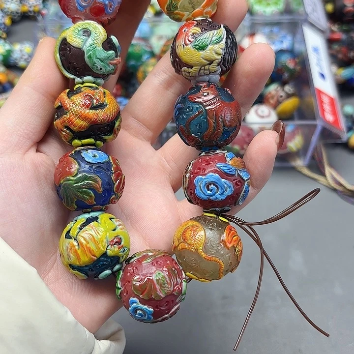 琉璃颈饰琉璃琉璃单颗68一颗，整条816