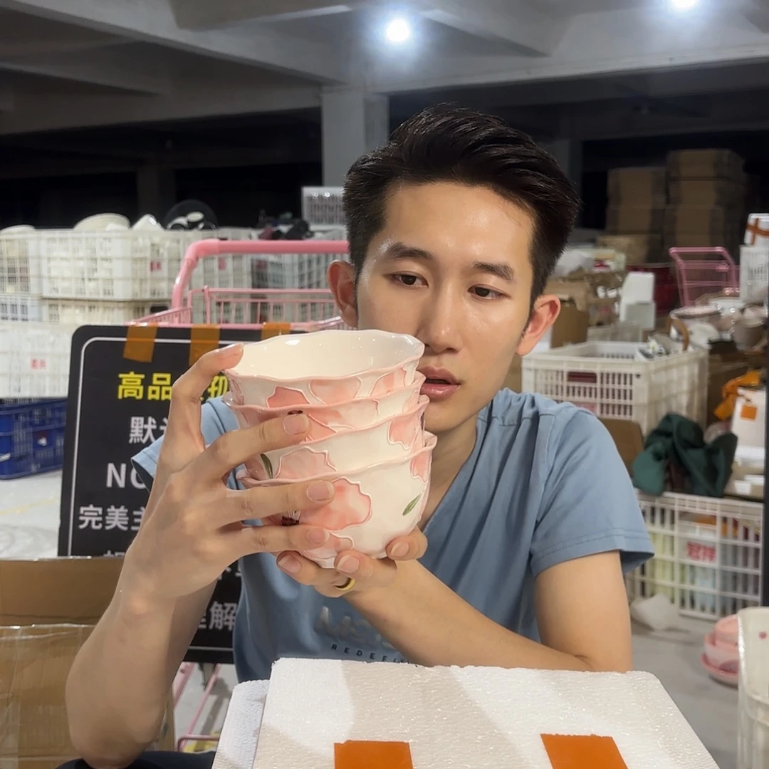 潮州微瑕陶瓷餐具5寸