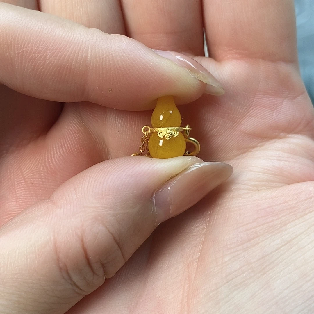 琥珀未镶嵌颈饰11111