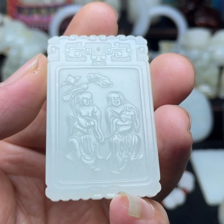 和田玉颈饰未镶嵌