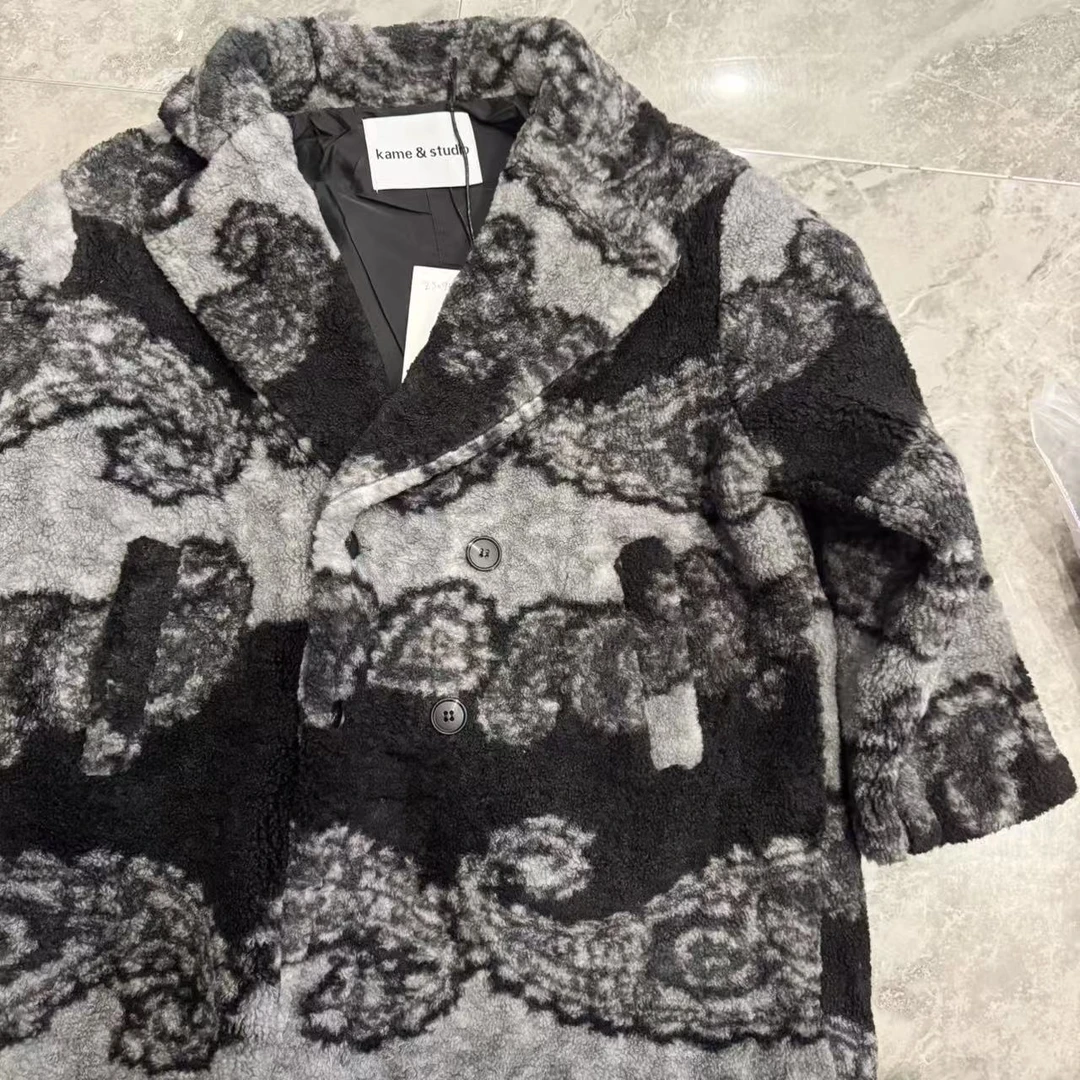 样衣蛋蛋家【0008】黑灰毛毛外套230938